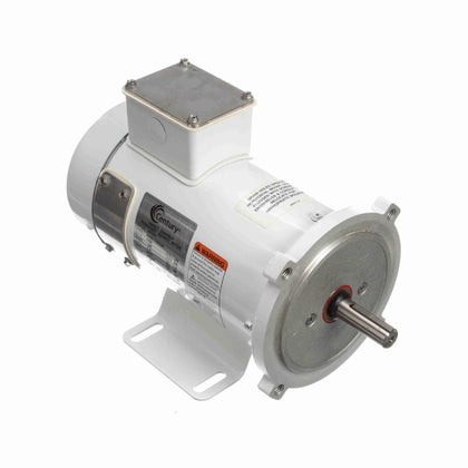 DC151 -  1/2 HP Washdown Duty DC Motor, 1750 RPM, 180 V, 56C Frame, TEFC