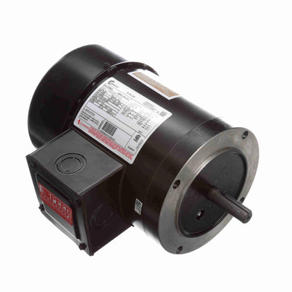 H062L -  0.50 HP 2 speed General Purpose Motor, 3 phase, 1800/1800 RPM, 200-230/460 V, 56C Frame, TEFC