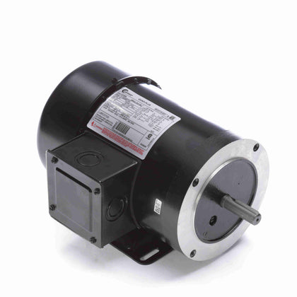 H1006 -  1/2 HP General Purpose Motor, 3 phase, 1200 RPM, 208-230/460 V, 56C Frame, TEFC