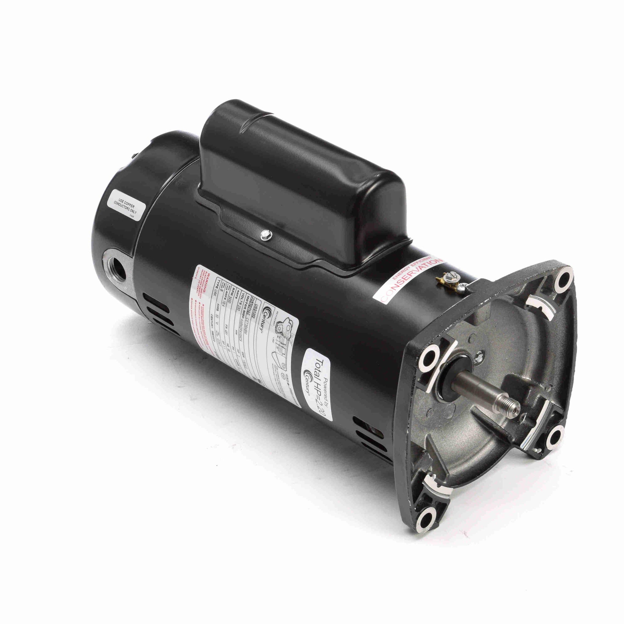 USQ1202 - 2 HP Pool Pump Motor, 1 phase, 3600 RPM, 230 V, 48Y Frame, ODP - Hardware & Moreee