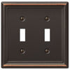 Hardware Store USA | 2T Aged BRZ Wall Plate