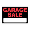 Hardware store usa |  8x12BLK/RED Garage Sign | 839946 | HILLMAN FASTENERS