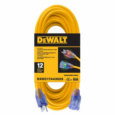 Hardware store usa |  25' 12/3 Ext Cord | DXEC17443025 | CENTURY WIRE & CABLE