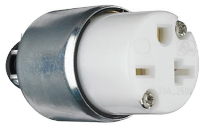 Hardware store usa |  20A WHT Armor Connector | PS620CACC20 | PASS & SEYMOUR