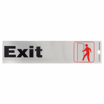 Hardware store usa |  2x8 BLK Exit Sign | 839834 | HILLMAN FASTENERS