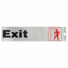 Hardware store usa |  2x8 BLK Exit Sign | 839834 | HILLMAN FASTENERS