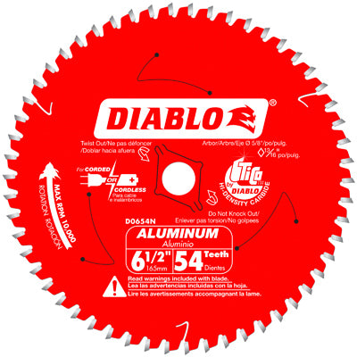 Hardware Store USA | 6-1/2''x54T ALU Blade