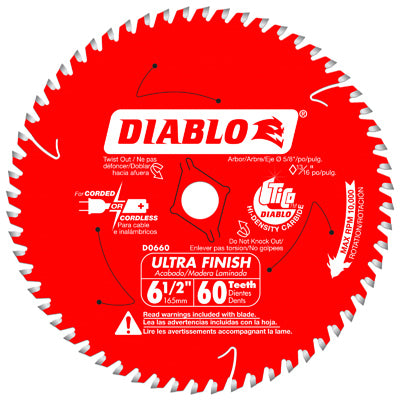 Hardware Store USA | 6-1/2x60T Finish Blade | Pack Of 10