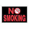 8x12 BLK/RED Smoke Sign