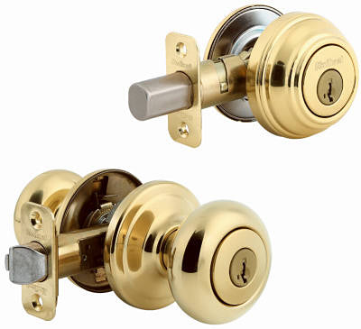 Hardware Store USA | PB Knob/SGL CylDeadbolt