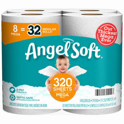 8PK Angel Soft Mega TP