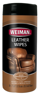 Hardware store usa |  30CT Leather Wipes | 91 | WEIMAN PRODUCTS LLC