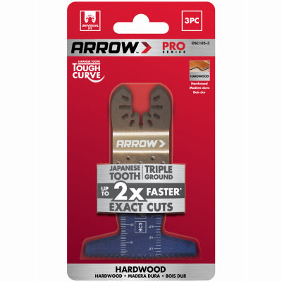Hardware store usa |  3PC 2-1/2 Curve Blade | OSC105-3 | ARROW FASTENER CO LLC
