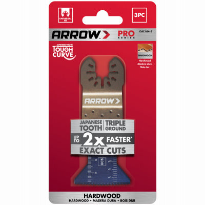 Hardware store usa |  3PC 1-3/4 Ground Blade | OSC104-3 | ARROW FASTENER CO LLC