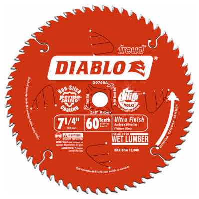 Hardware store usa |  7-1/4x60T Finish Blade | D0760A | FREUD