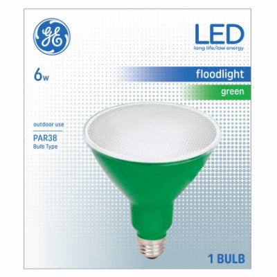 Hardware store usa |  GE 6W LED GRN Bulb | 93100881 | G E LIGHTING