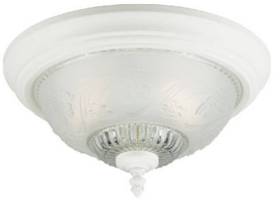 Hardware Store USA | 2 LGT WHT Ceil Fixture