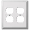 Hardware store usa |  CHR 2DPLX Wall Plate | 161DD | AMERTAC-WESTEK