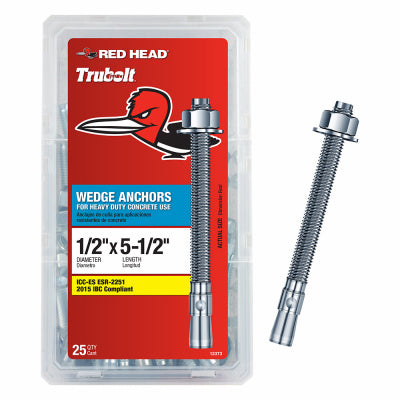 Hardware store usa |  25PK 1/2x5-1/2 Anchor | 12373 | ITW BRANDS