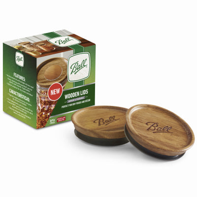 Hardware Store USA | Ball 3PK Wooden Lids