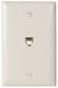 Hardware Store USA | WHT 1G RJ11 Wall Plate