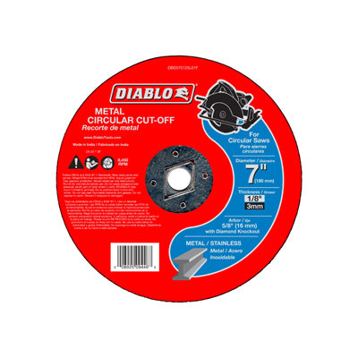 Hardware store usa |  7x1/8x5/8 MTL Cut Disc | DBD070125L01F | FREUD