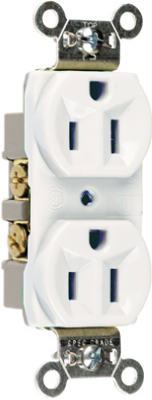 Hardware store usa |  15A WHT HD DPLX Outlet | CRB5262WCC12 | PASS & SEYMOUR