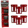 Hardware store usa |  6PK MW18 RED Batt Mount | BM-MW18-RED-6 | METALMARK INDUSTRIAL INC