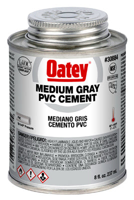 Hardware store usa |  8OZ GRY MED Cement | 30884V | OATEY COMPANY