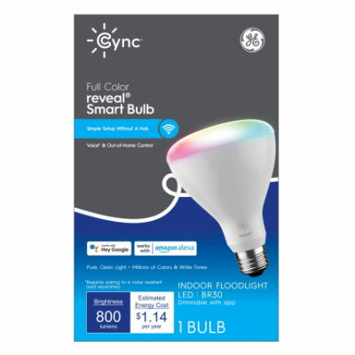 Hardware store usa |  GE 9.5W BR30 Smart Bulb | 93130127 | G E LIGHTING