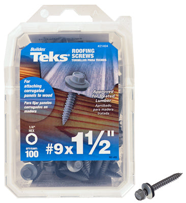 Hardware store usa |  100PK9x1-1/2 Roof Screw | 21404 | ITW BRANDS