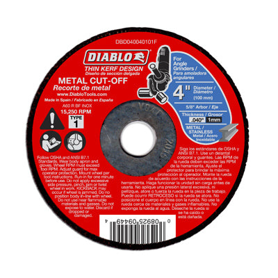 Hardware Store USA | 4x.040x5/8 Cut Disc