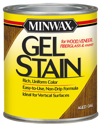 Hardware store usa |  QT Aged Oak Gel Stain | 66020 | MINWAX COMPANY, THE