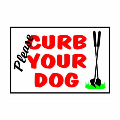 Hardware Store USA | 8x12 Curb Dog Sign