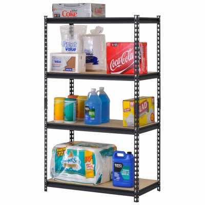 Hardware store usa |  36x18x60 4 Shelf Unit | UR-364BLK | EDSAL MFG CO INC