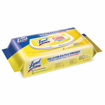 Hardware store usa |  80CT Flat Lysol Wipes | 1920099716 | RECKITT BENCKISER