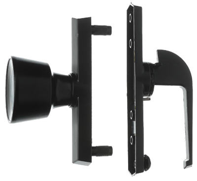 Hardware Store USA | Univ BLK Tul Knob Latch