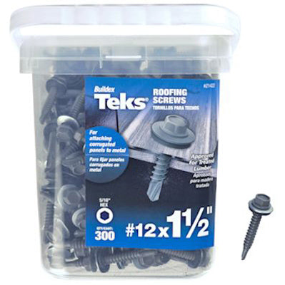 Hardware store usa |  300PK12x1-1/2Roof Screw | 21422 | ITW BRANDS