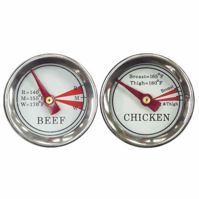 Hardware store usa |  2PK Meat Thermometers | 40146Y | MR BAR B Q PRODUCTS LLC