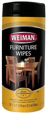 Hardware store usa |  30CT Furniture Wipes | 95 | WEIMAN PRODUCTS LLC