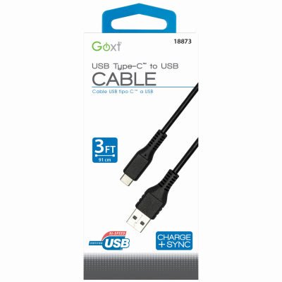 Hardware store usa |  3' USB A To C Cable | 18873 | CUSTOM ACCESSORIES