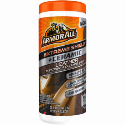 Hardware store usa |  25CT Ceram Leath Wipes | AESWLCL25-1USLT | ARMORED AUTO GROUP SALES INC