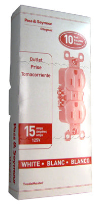 Hardware Store USA | 10PK15A WHT DPLX Outlet