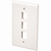 Hardware Store USA | WHT 3Port Wall Plate