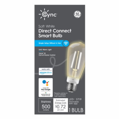 Hardware store usa |  GE 6W ST19 Smart Bulb | 93130184 | G E LIGHTING