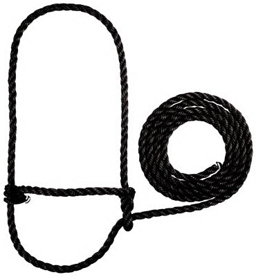 Hardware Store USA | 7' Cow BLK Rope Halter