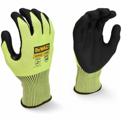 Hardware store usa |  LG Nitrile Hi-Vis Glove | DPG855TL | RADIANS INC