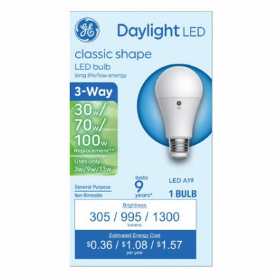 Hardware Store USA | GE LED 3/13W A19 Bulb