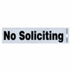 Hardware Store USA | 2x8 BLK No Solicit Sign