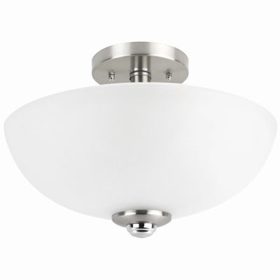 Hardware store usa |  2LGT BN Flush Mount | 63357 | GLOBE ELECTRIC